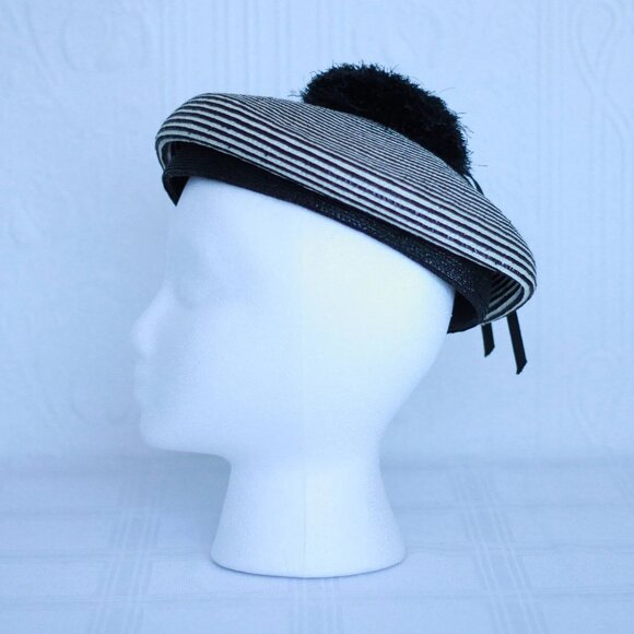 60's Adolfo II sailor straw hat - Picture 4 of 5